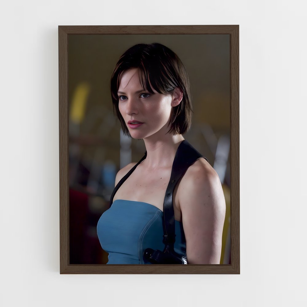 Poster Jill en Bleu – affiche Resident Evil (vue 5)